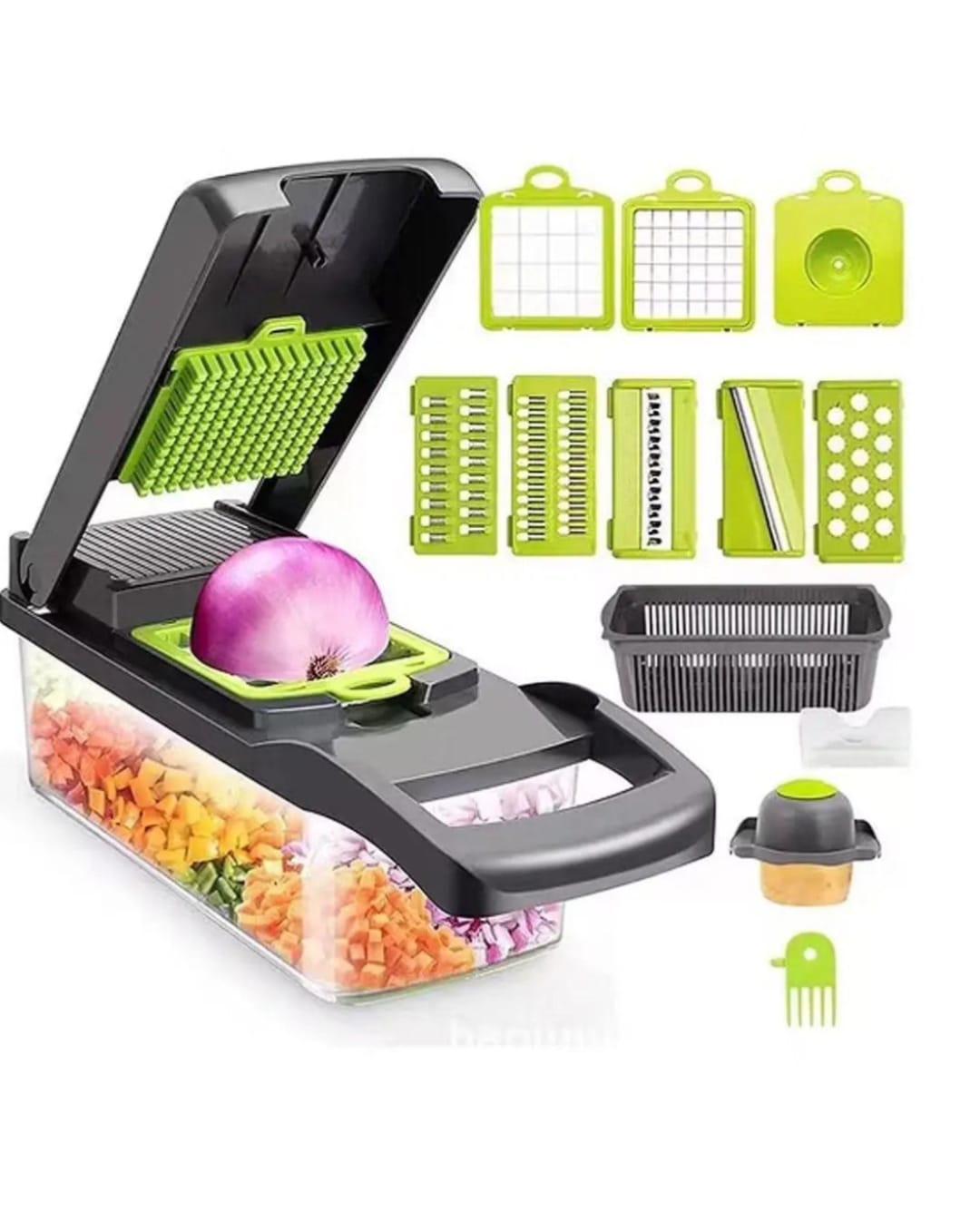 EffortlessVegetables Chopper, 16-in-1