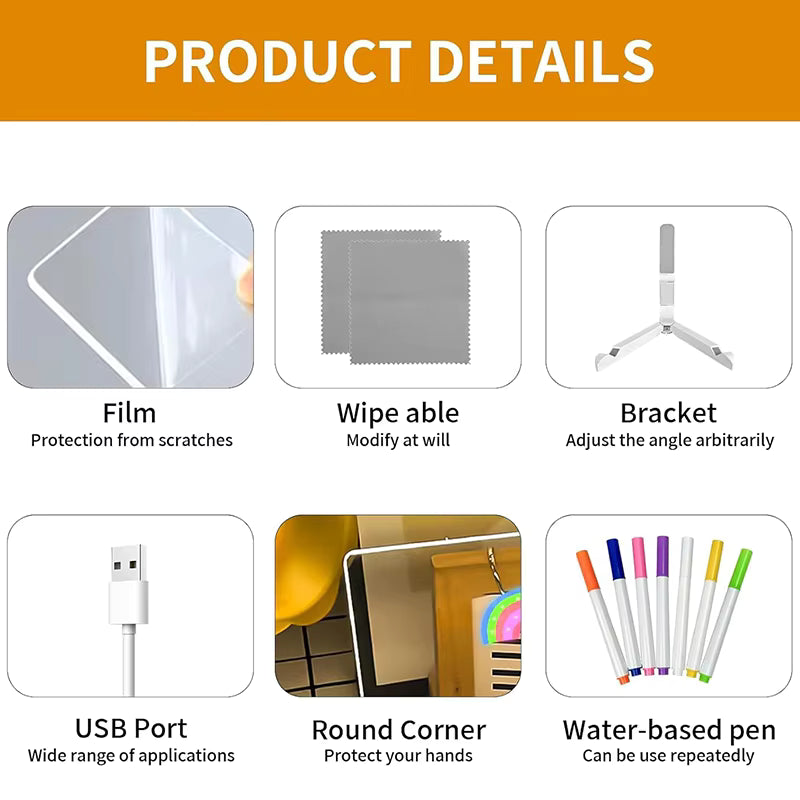 Luminous LED Drawing Board for Kids