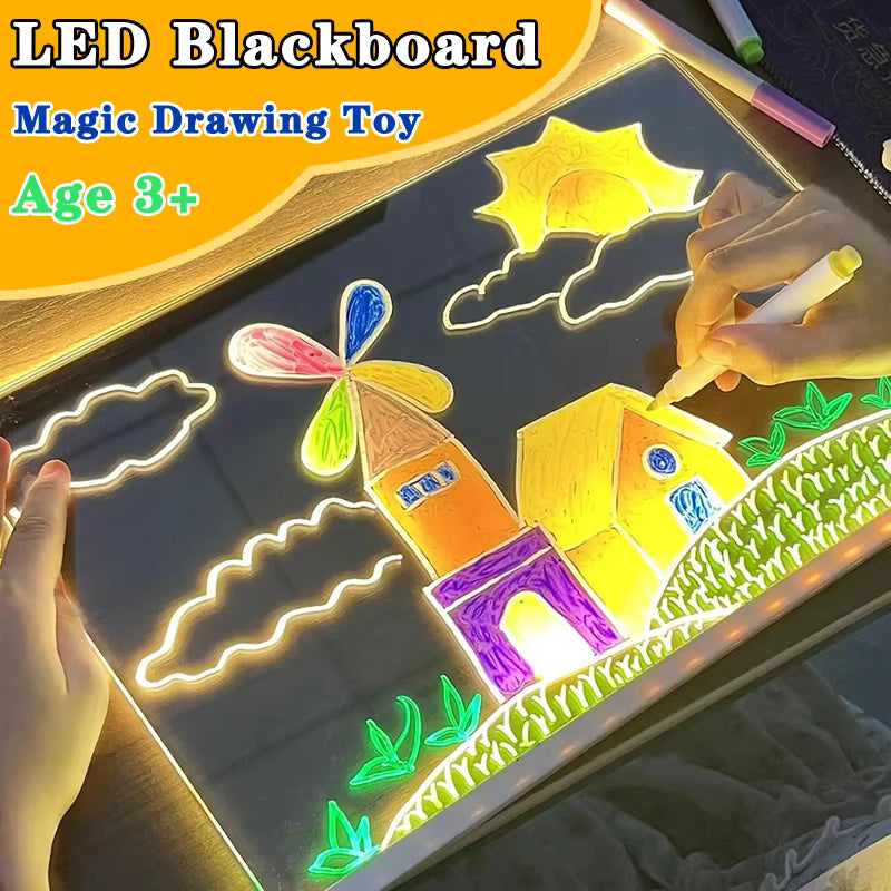 Luminous LED Drawing Board for Kids