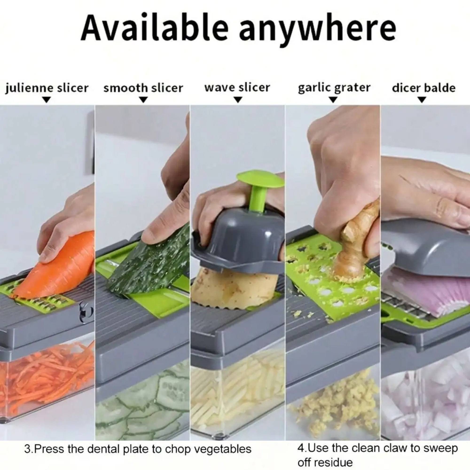 Multifunctional Vegetable Chopper – Manual Kitchen Slicer